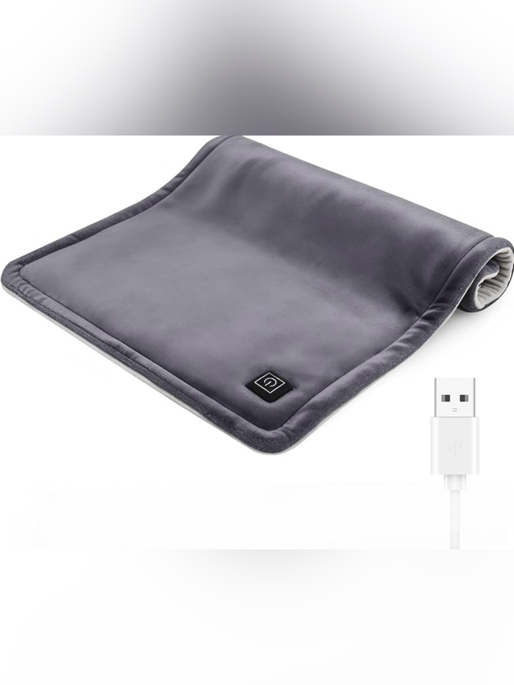 USB Heating Pad for Travel - Gray